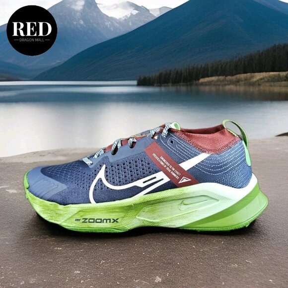 Nike ZoomX Zegama Trail Running Shoes Thunder Blue DH0623-403 - Men's Size 11.5 - Picture 9 of 14